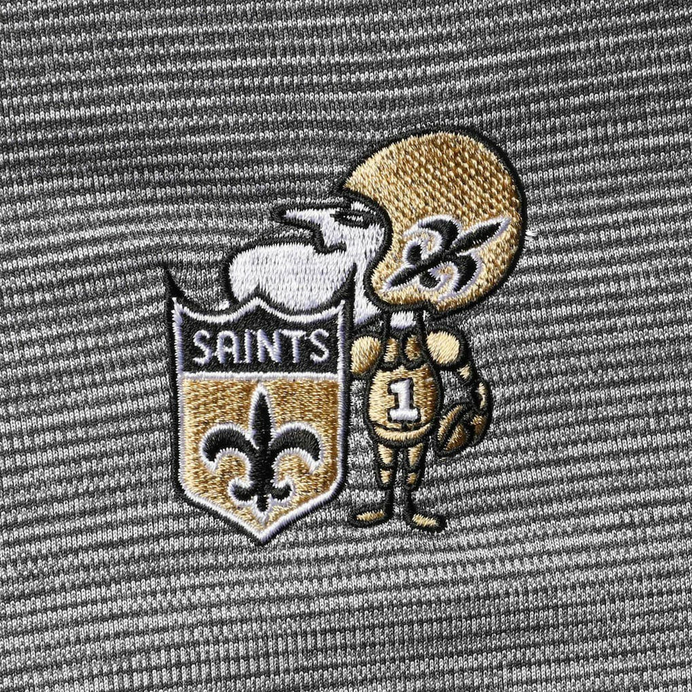 Antigua Throwback Cycle Quarter-Zip Jacket - New Orleans Saints