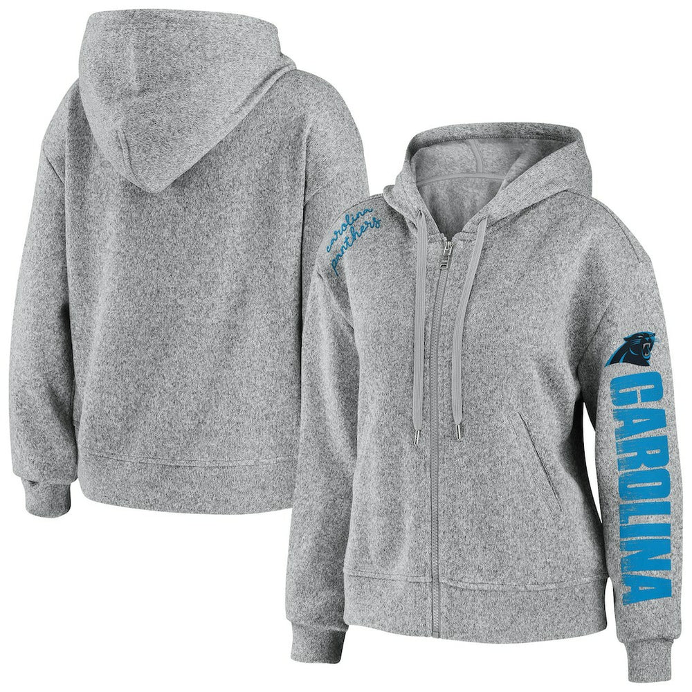 WEAR by Erin Andrews Women's Full-Zip Hoodie - Carolina Panthers