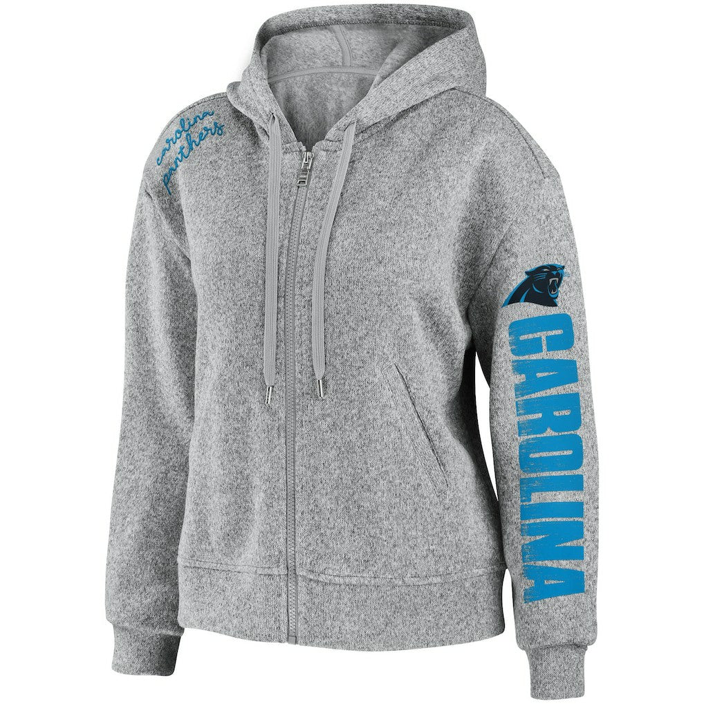 WEAR by Erin Andrews Women's Full-Zip Hoodie - Carolina Panthers