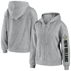 WEAR by Erin Andrews Women's Full-Zip Hoodie - New Orleans Saints