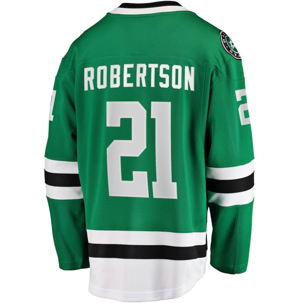 NHL Kelly Green Jason Robertson Dallas Stars Fanatics Home Breakaway Replica Jersey