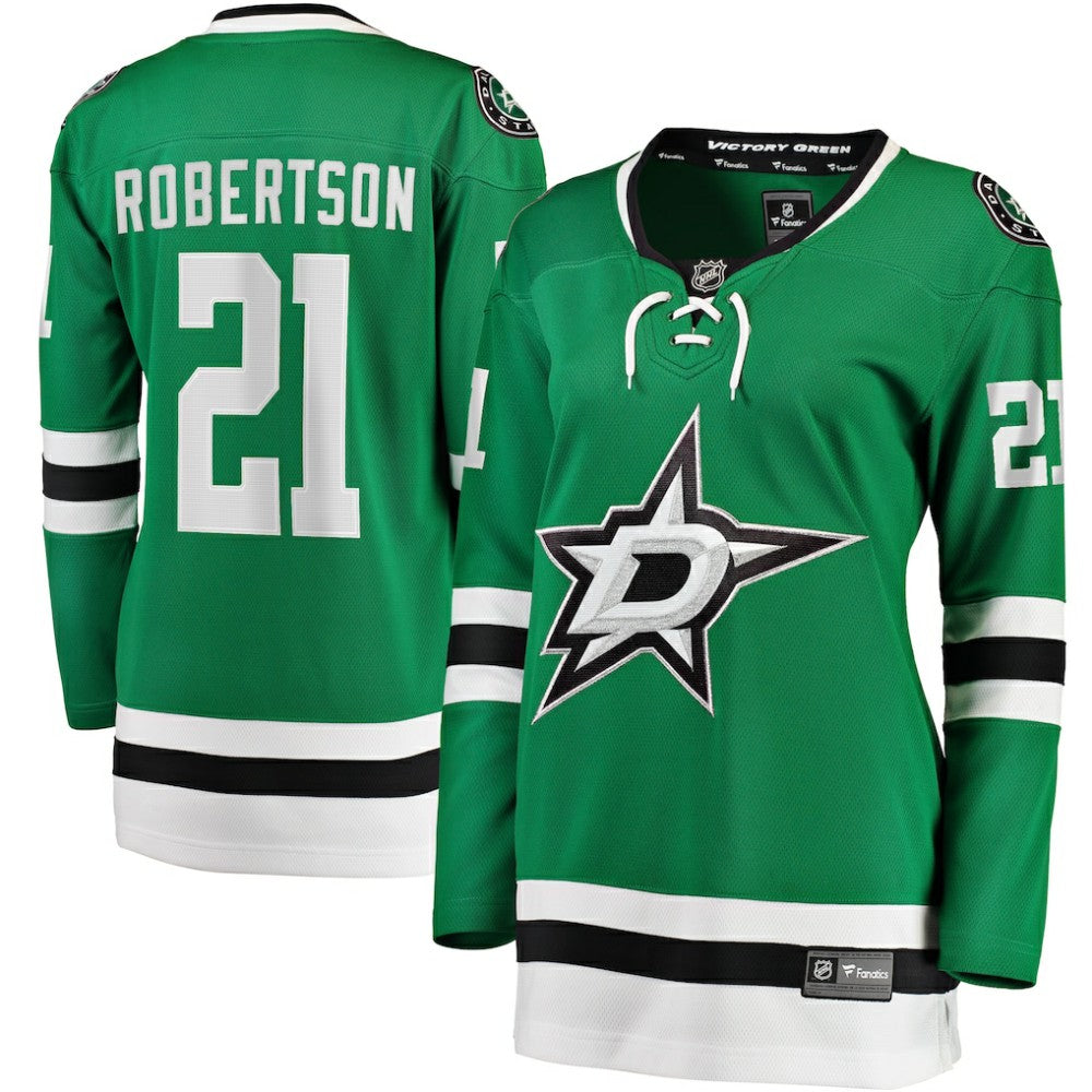 NHL Kelly Green Jason Robertson Dallas Stars Fanatics Women's Home Breakaway Jersey