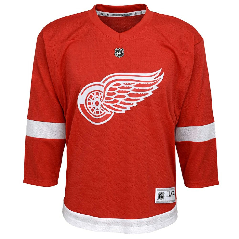 NHL Red Detroit Red Wings Youth Home Replica Blank Jersey