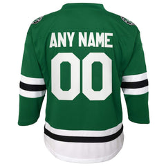 NHL Green Dallas Stars Youth Home Replica Custom Jersey