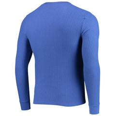 Junk Food Thermal Henley Long Sleeve T-Shirt - New England Patriots