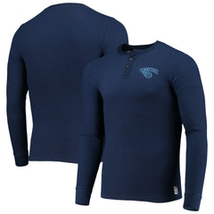 Junk Food Thermal Henley Long Sleeve T-Shirt - Tennessee Titans