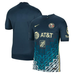Club America Youth 2021/22 Away Breathe Stadium Replica Jersey - Nike Navy
