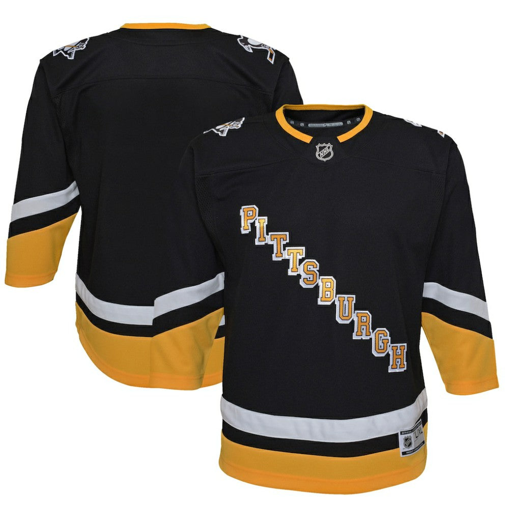 NHL Black Pittsburgh Penguins Youth 2021/22 Alternate Premier Jersey