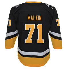 NHL Black Evgeni Malkin Pittsburgh Penguins Youth 2021/22 Alternate Premier Player Jersey