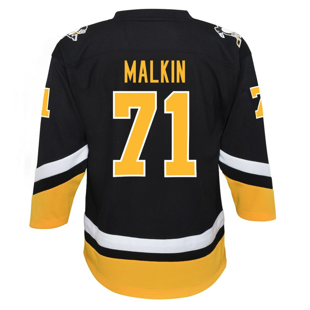 NHL Black Evgeni Malkin Pittsburgh Penguins Youth 2021/22 Alternate Replica Player Jersey