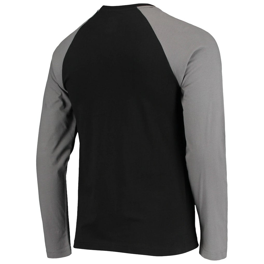 League Raglan Throwback Long Sleeve T-Shirt - Las Vegas Raiders