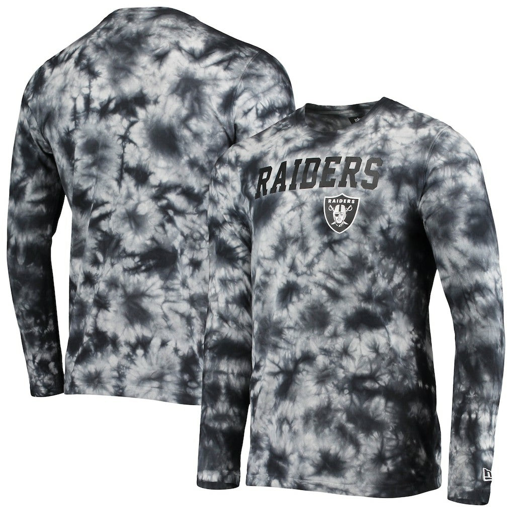 Tie-Dye Long Sleeve T-Shirt - Las Vegas Raiders