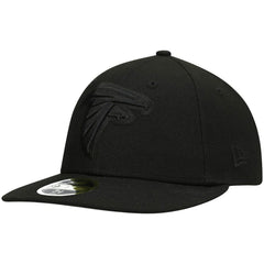 Black on Black Low Profile 59FIFTY II Fitted Hat - Atlanta Falcons
