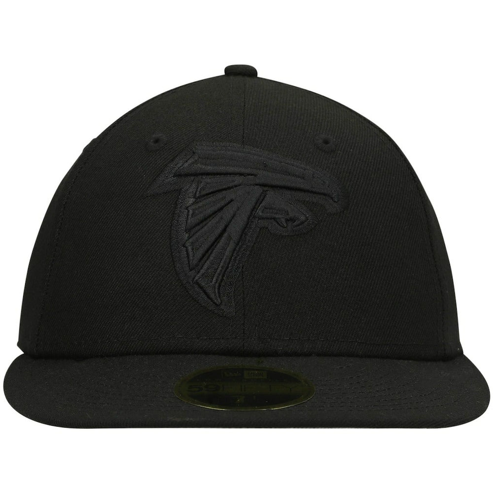 Black on Black Low Profile 59FIFTY II Fitted Hat - Atlanta Falcons