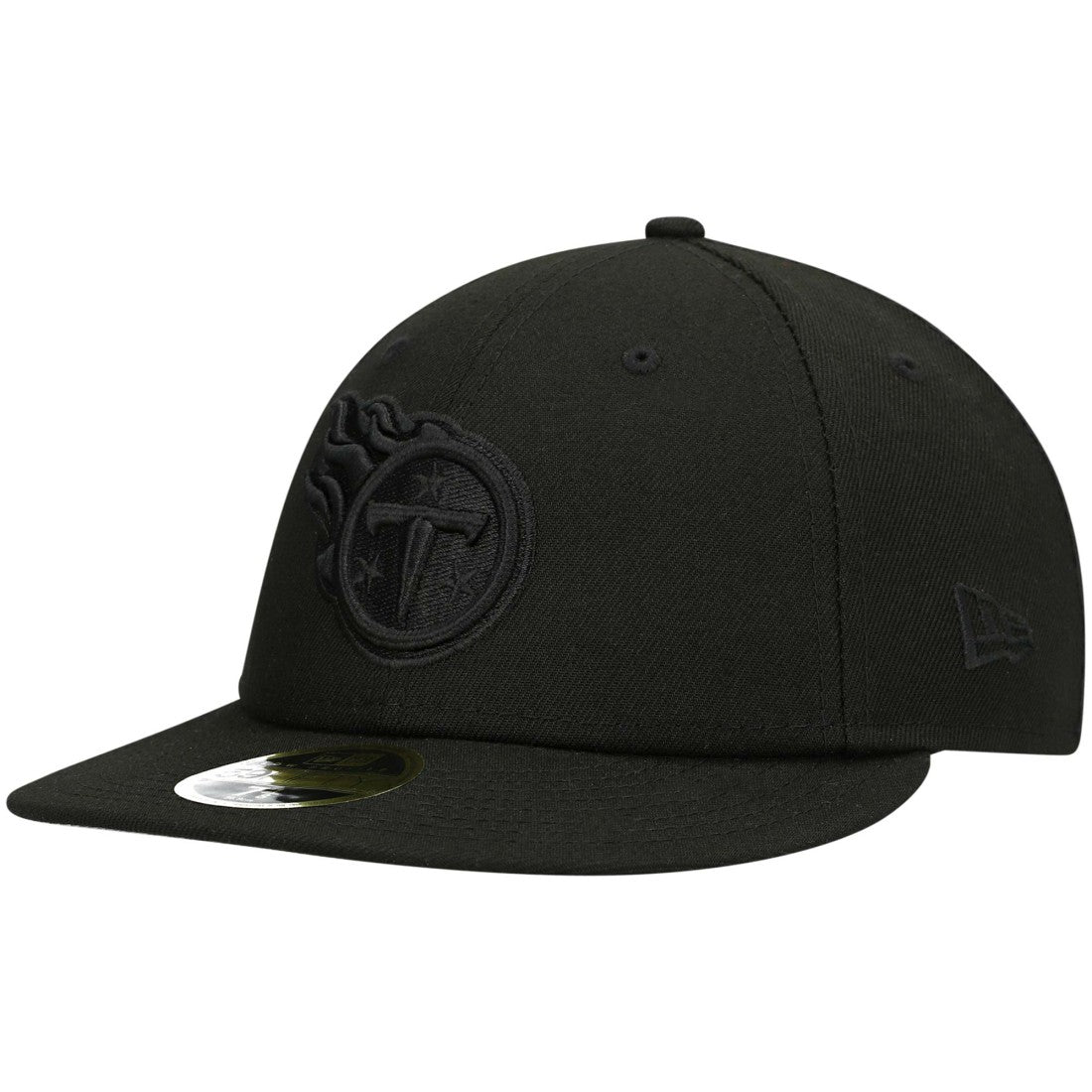 Black on Black Low Profile 59FIFTY II Fitted Hat - Tennessee Titans