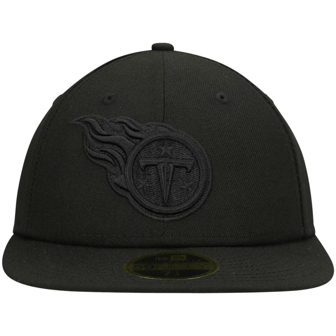 Black on Black Low Profile 59FIFTY II Fitted Hat - Tennessee Titans
