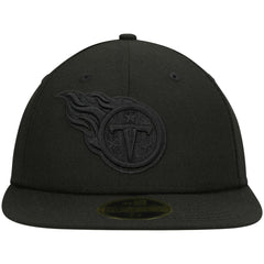 Black on Black Low Profile 59FIFTY II Fitted Hat - Tennessee Titans