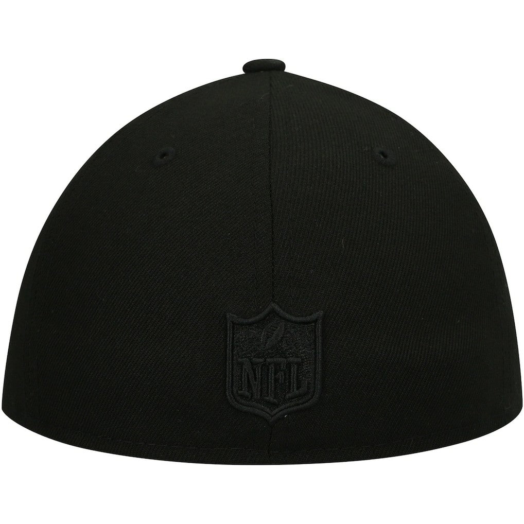 Black on Black Low Profile 59FIFTY II Fitted Hat - Baltimore Ravens