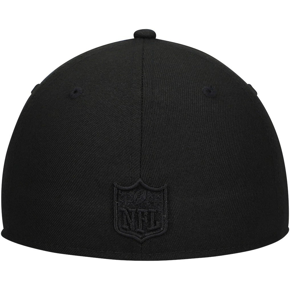 Historic Logo Black on Black Low Profile 59FIFTY II Fitted Hat - Cleveland Browns