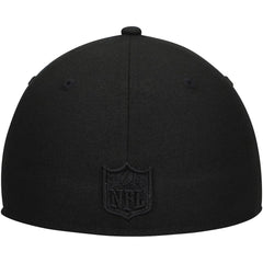 Historic Logo Black on Black Low Profile 59FIFTY II Fitted Hat - Cleveland Browns