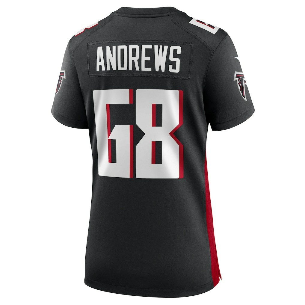 Josh Andrews  Women's Game Player Jersey - Atlanta Falcons