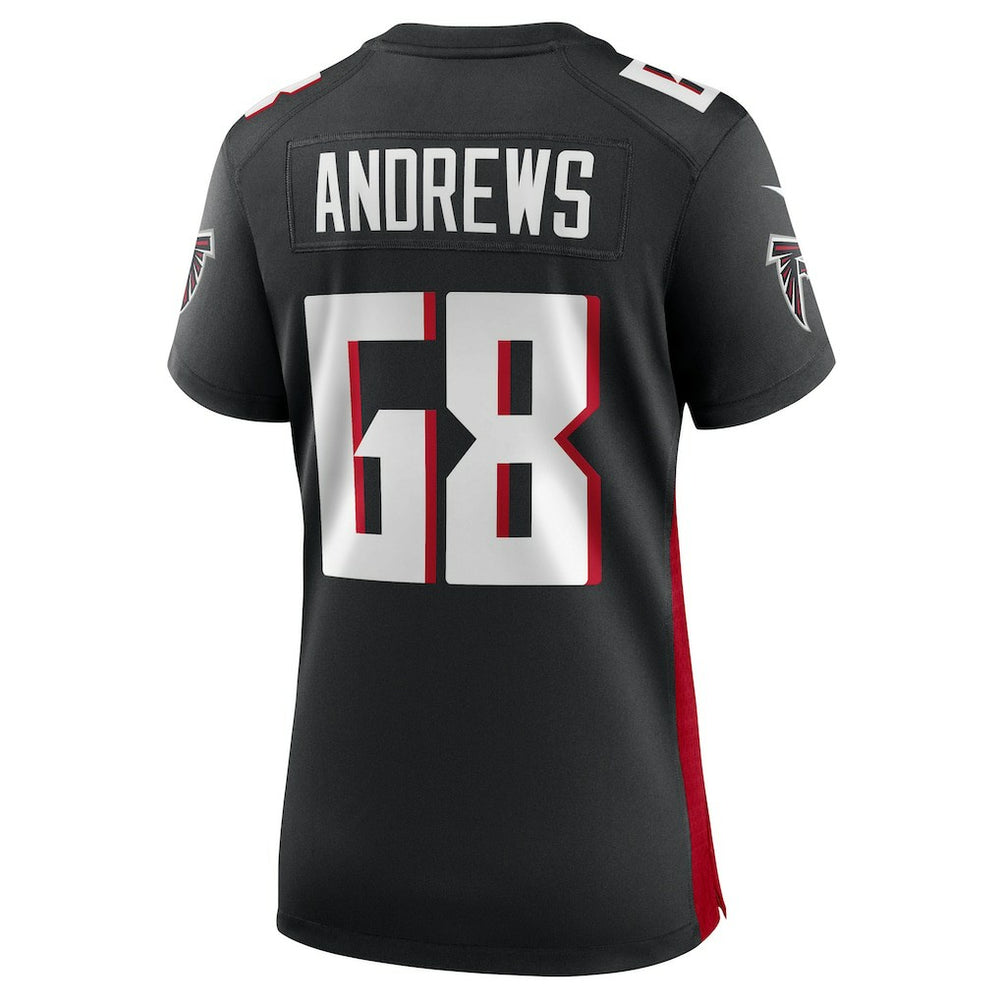Josh Andrews  Women's Game Player Jersey - Atlanta Falcons
