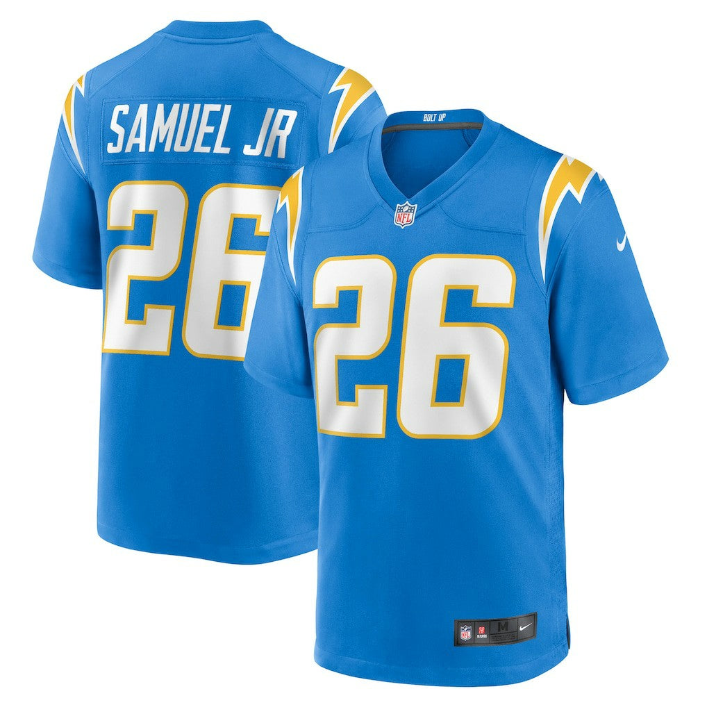 Asante Samuel Jr.  Game Player Jersey - Los Angeles Chargers