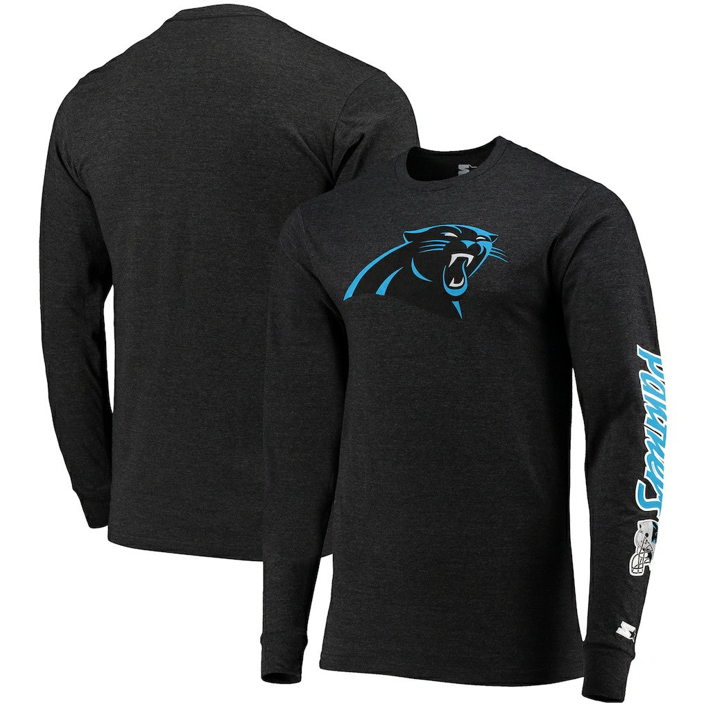 Starter Halftime Long Sleeve T-Shirt - Carolina Panthers