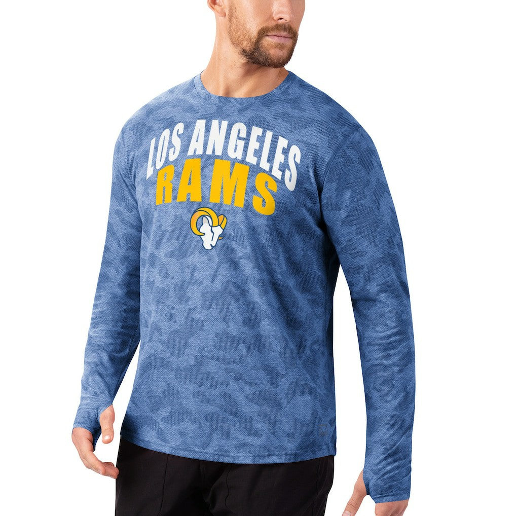 MSX by Michael Strahan Camo Performance Long Sleeve T-Shirt - Los Angeles Rams