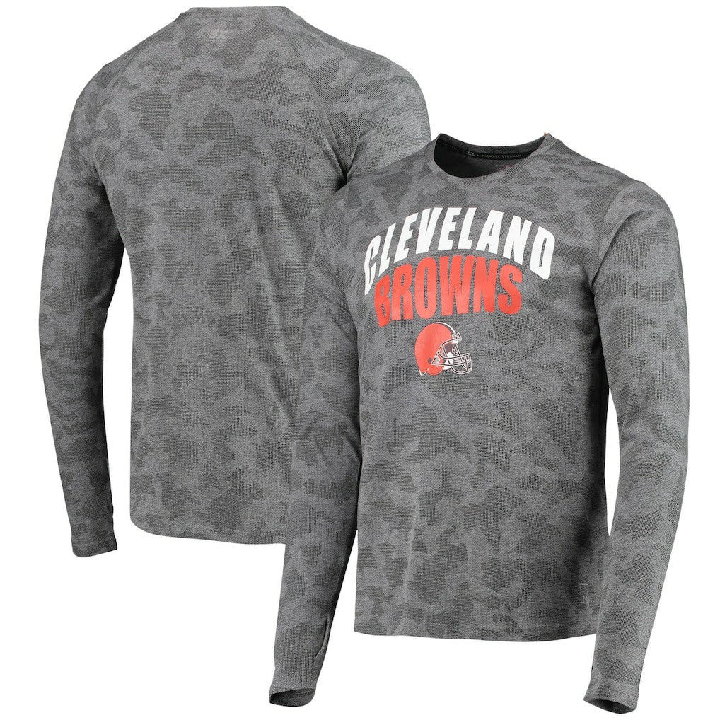 MSX by Michael Strahan Camo Performance Long Sleeve T-Shirt - Cleveland Browns