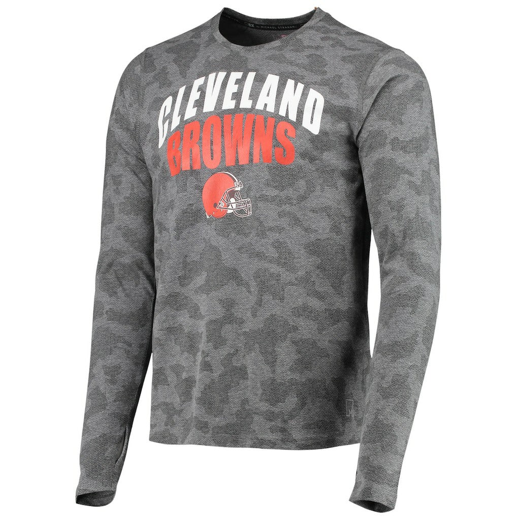 MSX by Michael Strahan Camo Performance Long Sleeve T-Shirt - Cleveland Browns