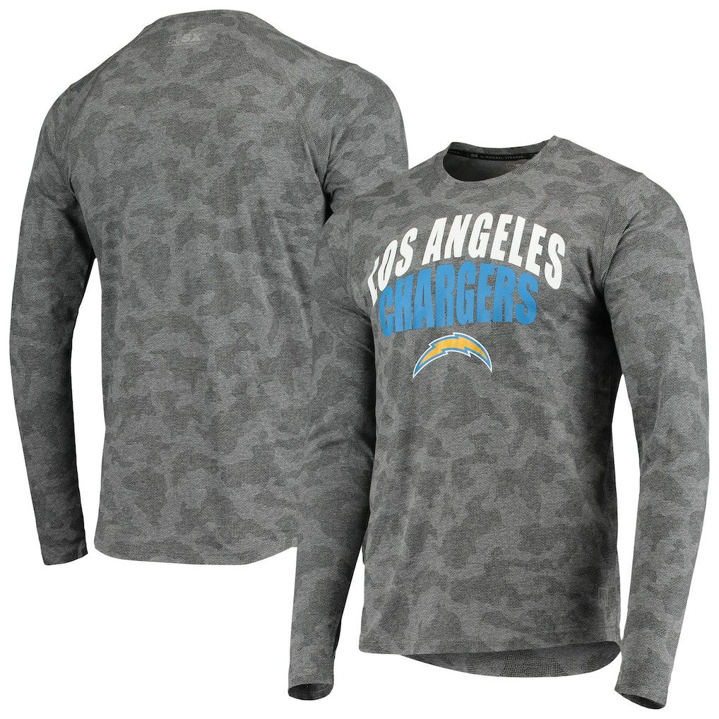 MSX by Michael Strahan Camo Performance Long Sleeve T-Shirt - Los Angeles Chargers