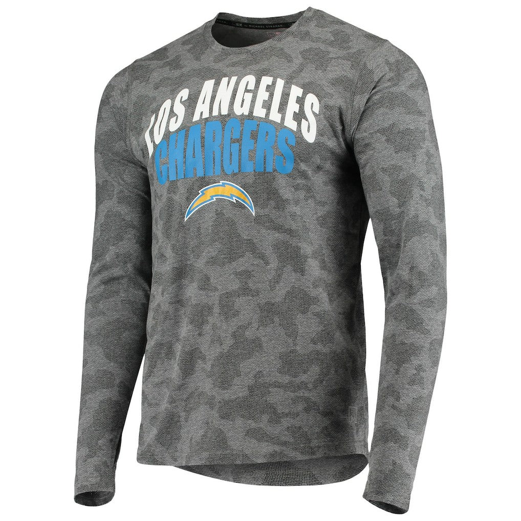 MSX by Michael Strahan Camo Performance Long Sleeve T-Shirt - Los Angeles Chargers