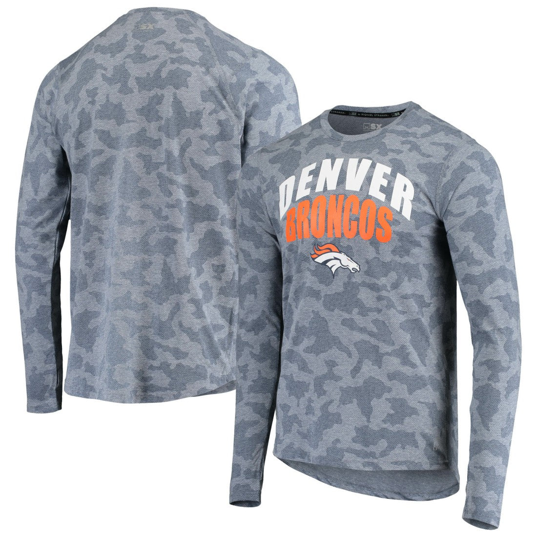 MSX by Michael Strahan Camo Performance Long Sleeve T-Shirt - Denver Broncos