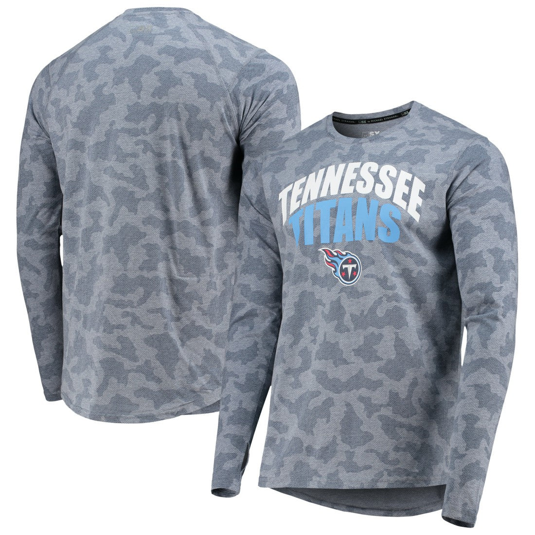 MSX by Michael Strahan Camo Long Sleeve T-Shirt - Tennessee Titans