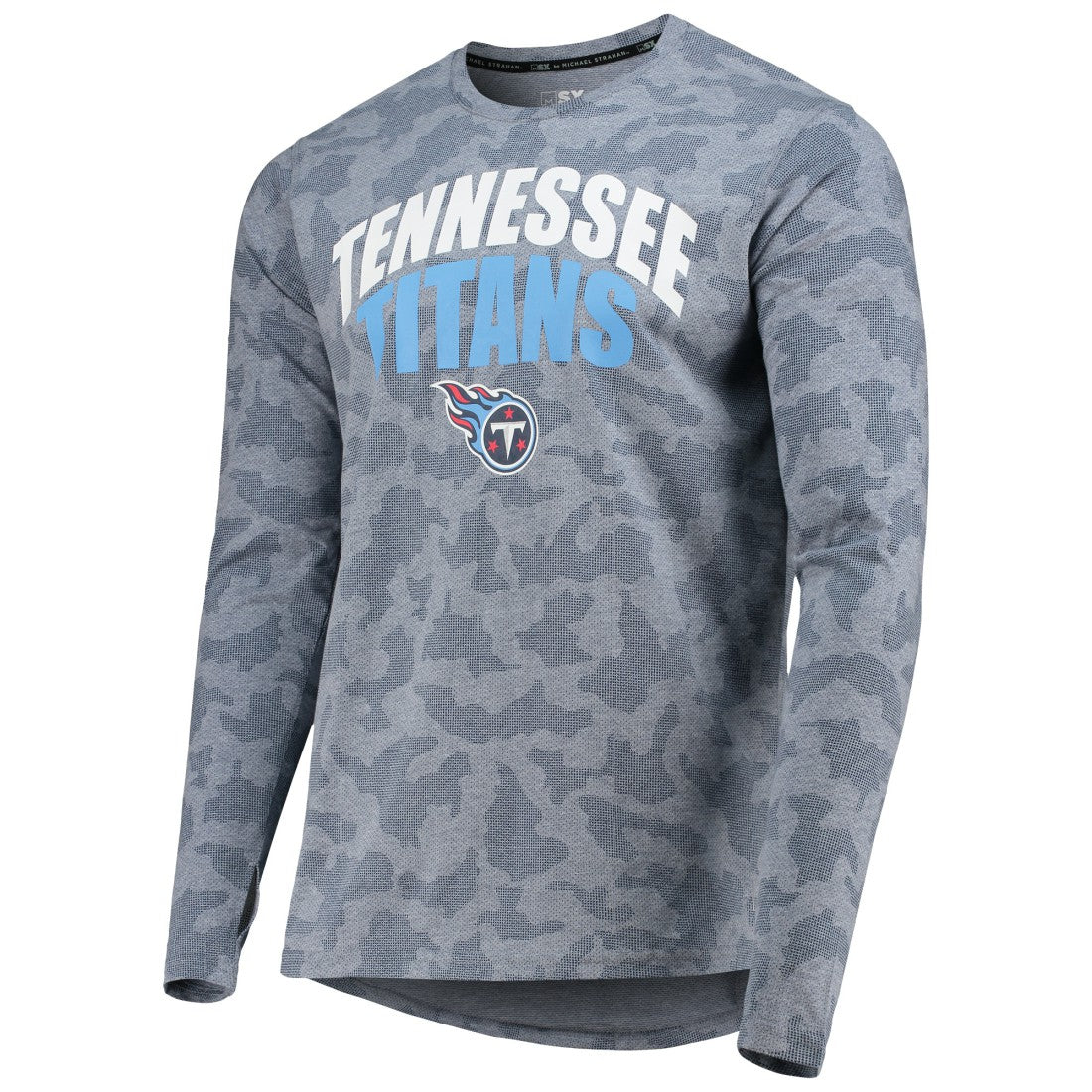 MSX by Michael Strahan Camo Long Sleeve T-Shirt - Tennessee Titans