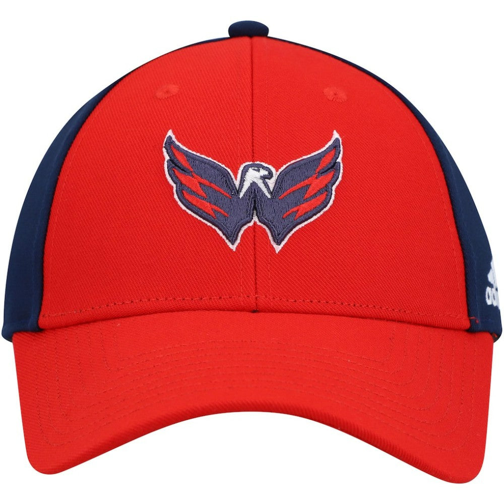 NHL Red/Navy Washington Capitals adidas Team Adjustable Hat