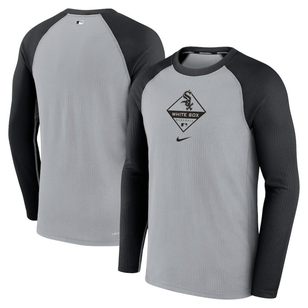 MLB Chicago White Sox Nike Game Authentic Collection Performance Raglan Long Sleeve T-Shirt