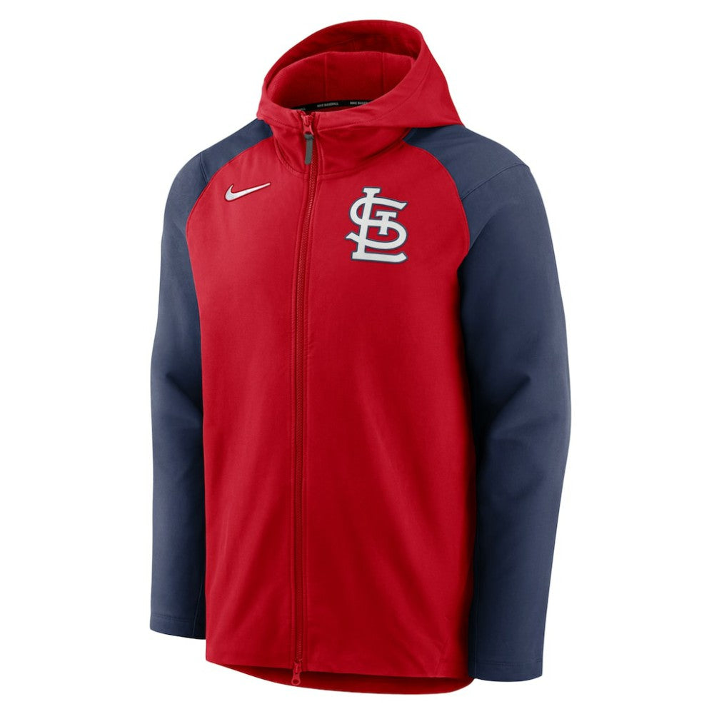 MLB St. Louis Cardinals Nike Authentic Collection Performance Raglan Full-Zip Hoodie