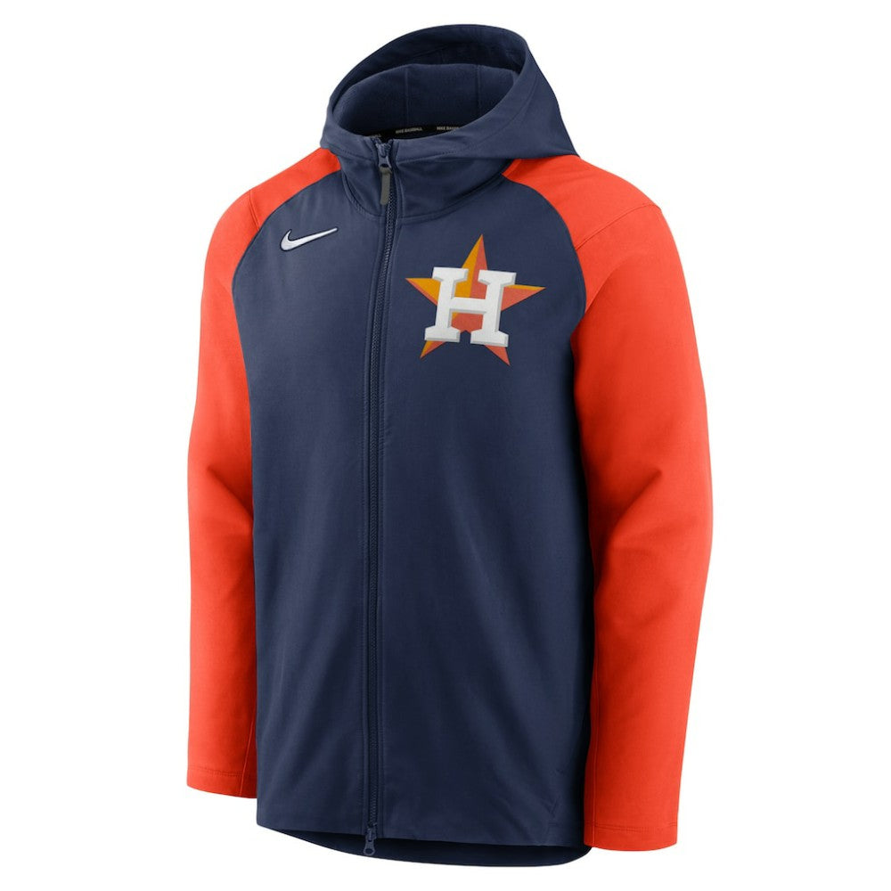 MLB Houston Astros Nike Authentic Collection Performance Raglan Full-Zip Hoodie