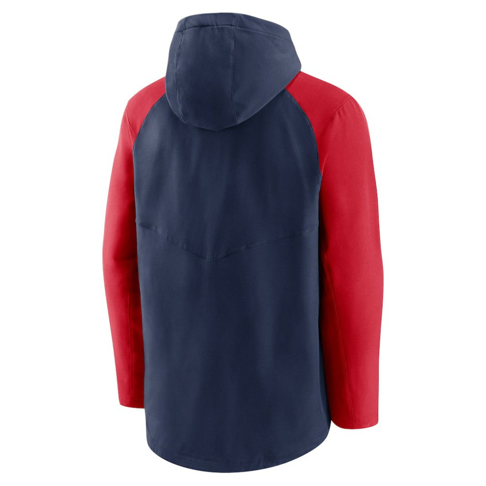 MLB Atlanta Braves Nike Authentic Collection Performance Raglan Full-Zip Hoodie