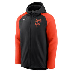 MLB San Francisco Giants Nike Authentic Collection Performance Raglan Full-Zip Hoodie