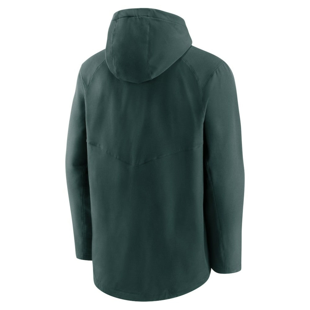 MLB Athletics Nike Authentic Collection Performance Raglan Full-Zip Hoodie