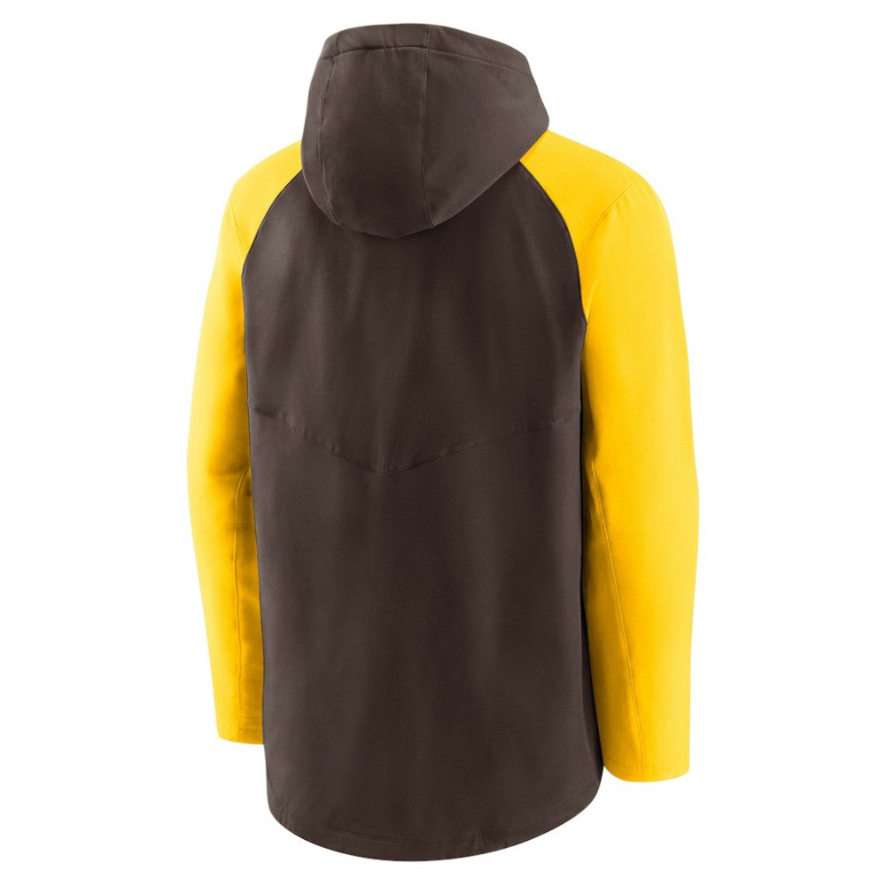 MLB San Diego Padres Nike Authentic Collection Performance Raglan Full-Zip Hoodie