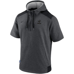 MLB Chicago Cubs Nike Authentic Collection Dry Flux Performance Quarter-Zip Short Sleeve Hoodie
