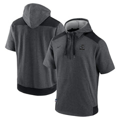 MLB Minnesota Twins Nike Authentic Collection Dry Flux Performance Quarter-Zip Short Sleeve Hoodie
