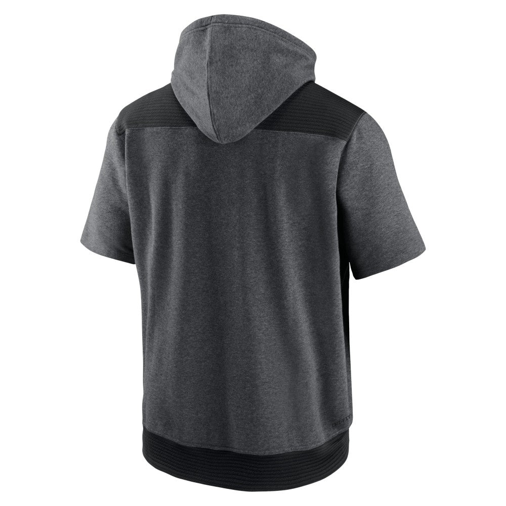 MLB Kansas City Royals Nike Authentic Collection Dry Flux Performance Quarter-Zip Short Sleeve Hoodie