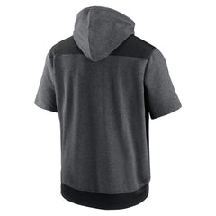 MLB Kansas City Royals Nike Authentic Collection Dry Flux Performance Quarter-Zip Short Sleeve Hoodie