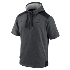 MLB St. Louis Cardinals Nike Authentic Collection Dry Flux Performance Quarter-Zip Short Sleeve Hoodie