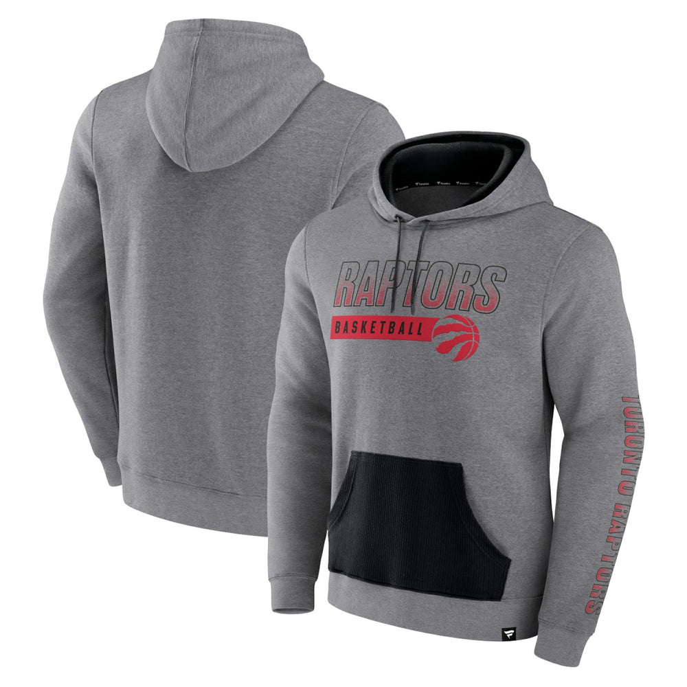 NBA Toronto Raptors Off The Bench Color Block Pullover Hoodie
